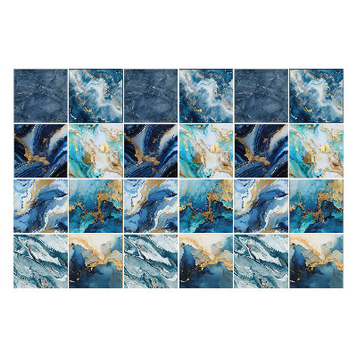 Nálepky na dlaždice Abstraktné vlny a žily