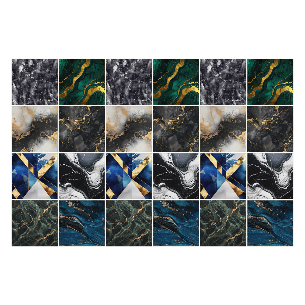 Samolepky na kachličky Elegantné mramorové motívy