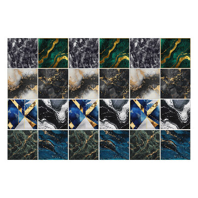 Samolepky na kachličky Elegantné mramorové motívy