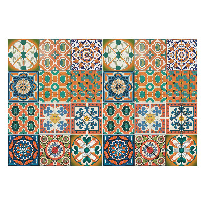 Nálepky na dlaždice Orientálna kompozícia
