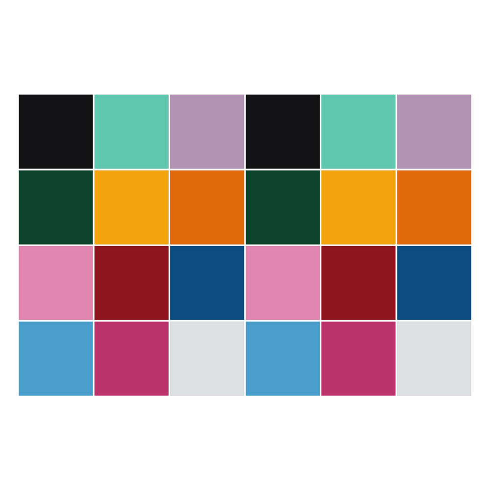 Samolepky na obklady Viacfarebné hladké dlaždice