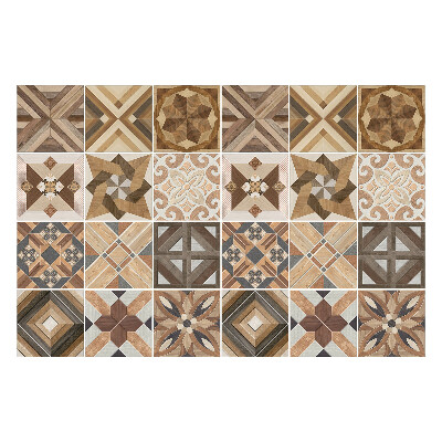 Samolepky na kachličky Drevené tvary