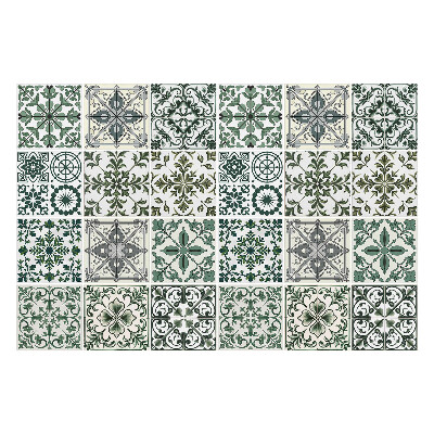 Samolepky na kachličky Kvetinové ozdoby v mozaike