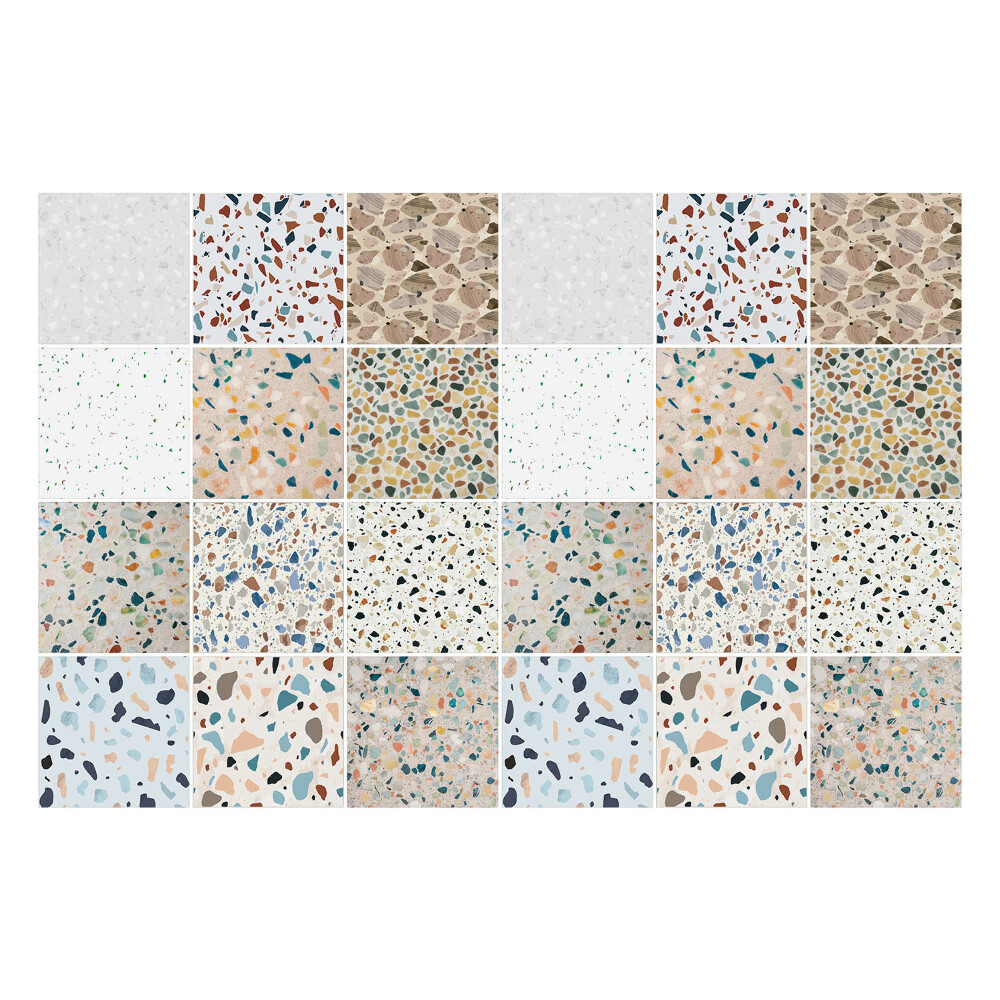 Nálepky na dlaždice Zmes drvených kameňov