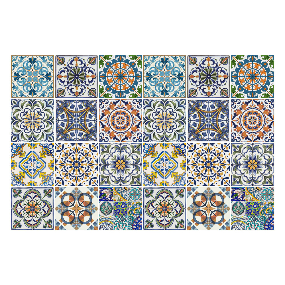 Samolepky na kachličky Keramická mozaika s ornamentami