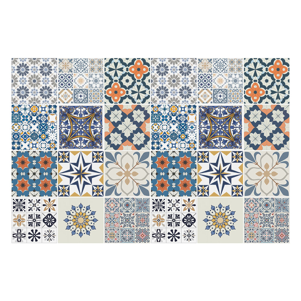 Nálepky na dlaždice Mozaika s rôznymi motívmi