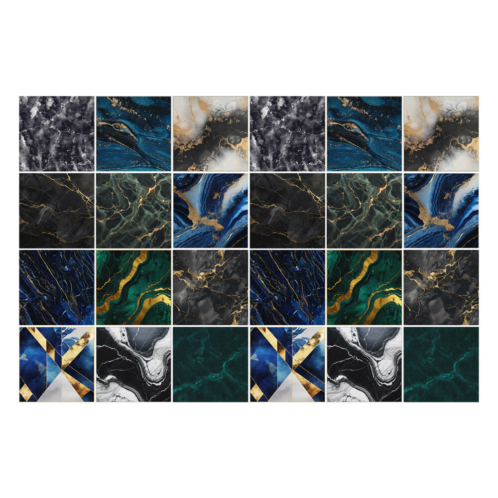 Samolepky na obklady Elegantná mramorová mozaika