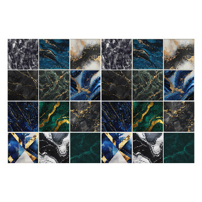 Samolepky na obklady Elegantná mramorová mozaika