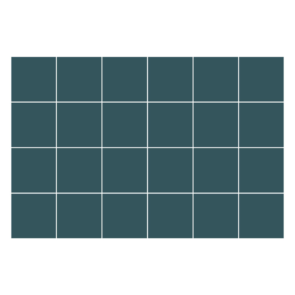 Samolepky na kachličky Farba Tmavo modrozelená