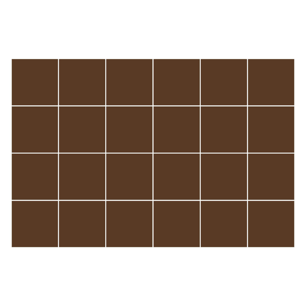 Nálepky na dlaždice Farba Hnedá