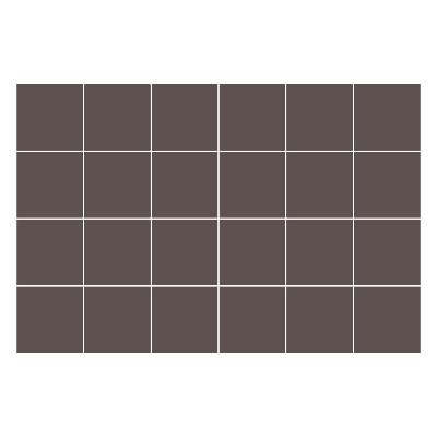 Nálepky na dlaždice Farba Hnedá