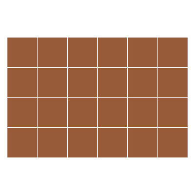 Samolepky na kachličky Farba Hnedá