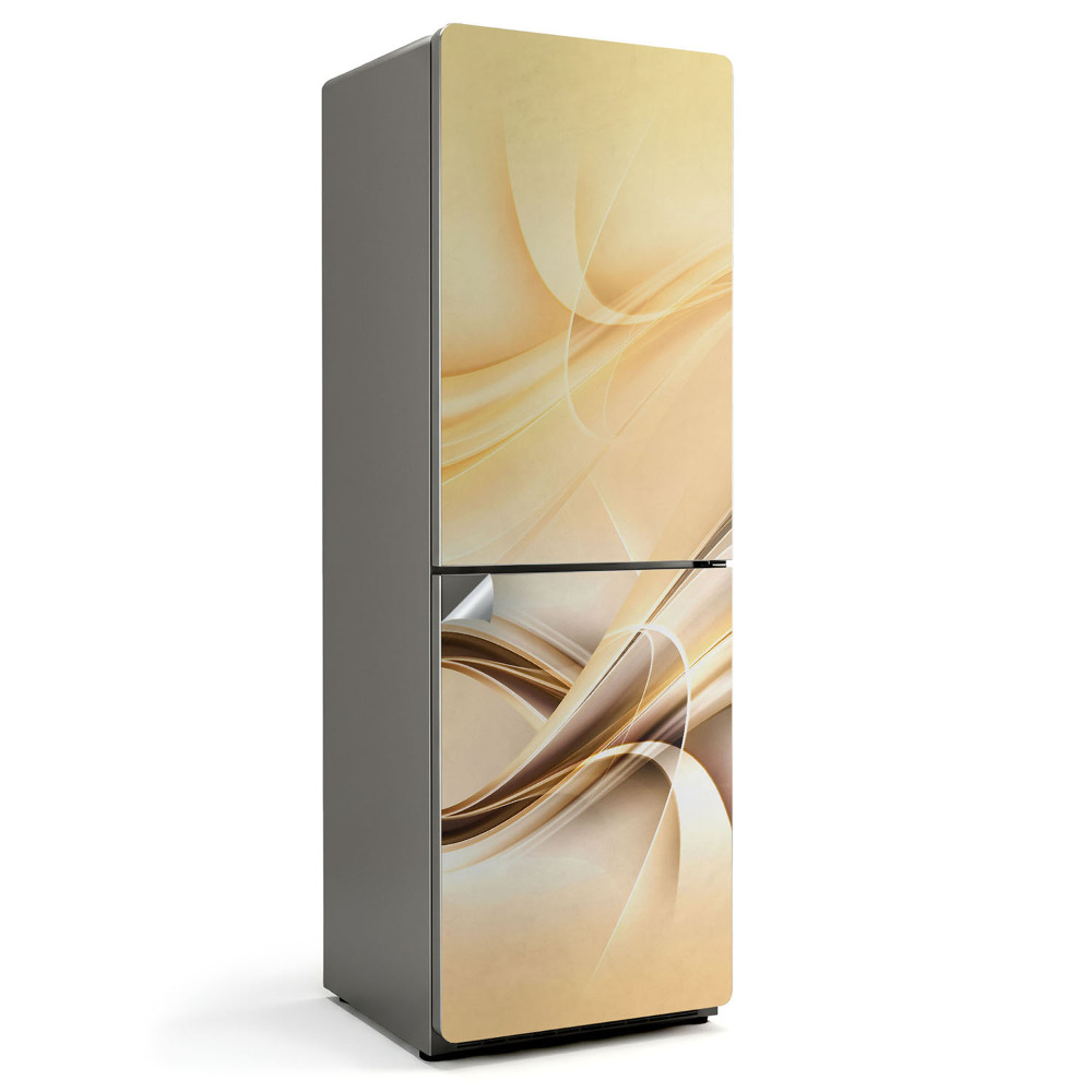 Nálepka na chladničku Abstraktné vlny a čiary