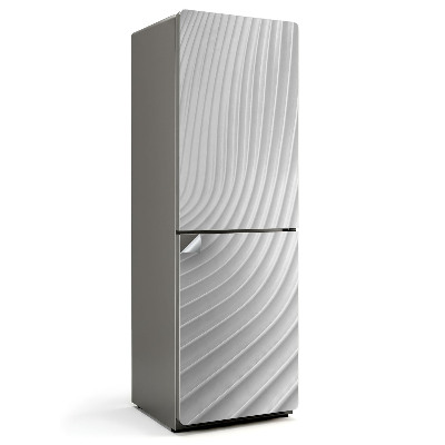 Samolepiaca nálepka na chladničku Vlny v minimalistickom štýle