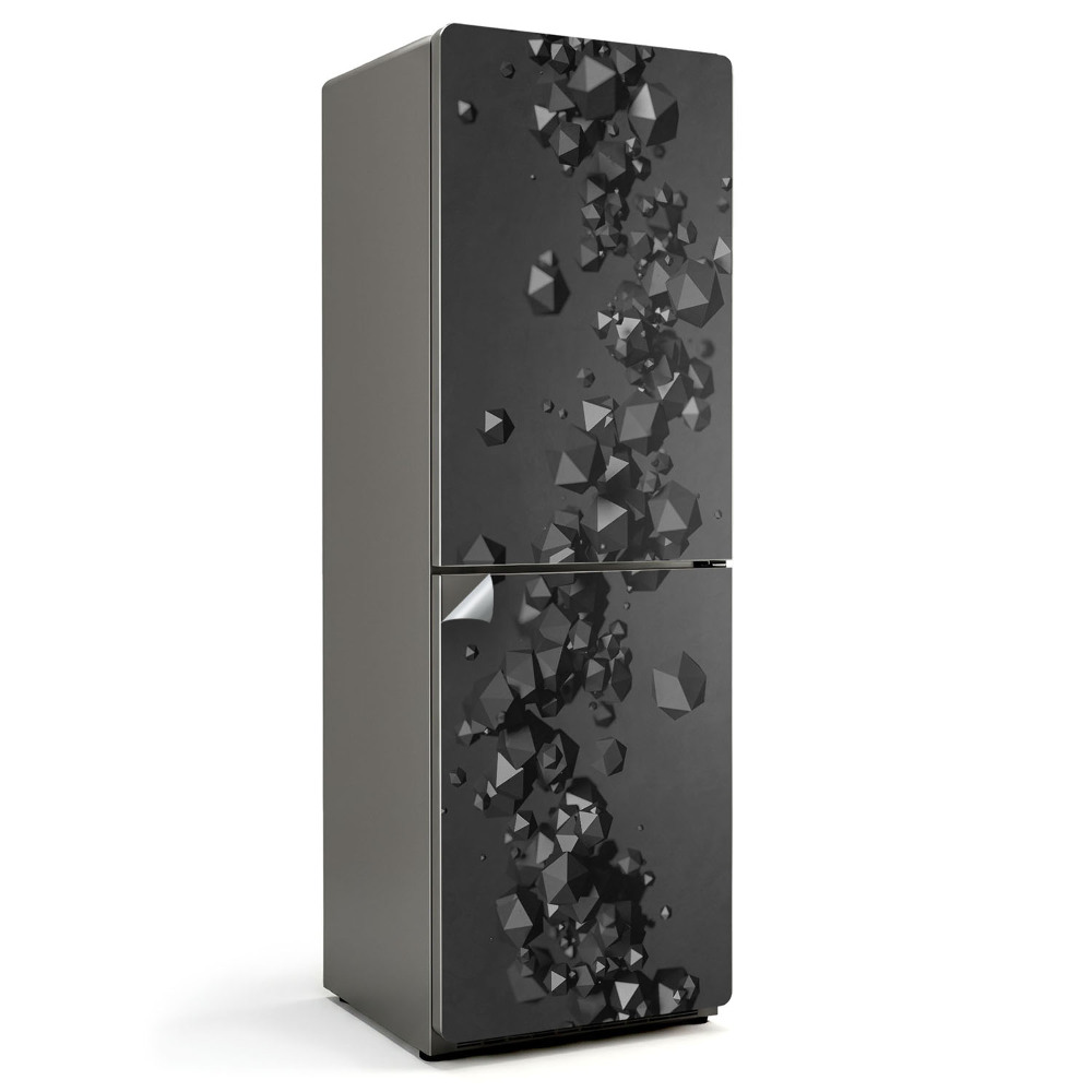 Samolepiaca nálepka na chladničku Abstraktné tvary v pohybe