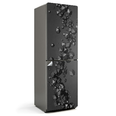 Samolepiaca nálepka na chladničku Abstraktné tvary v pohybe