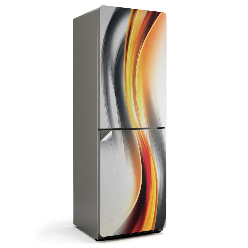 Fototapeta na chladničku Dynamické vlny v pohybe