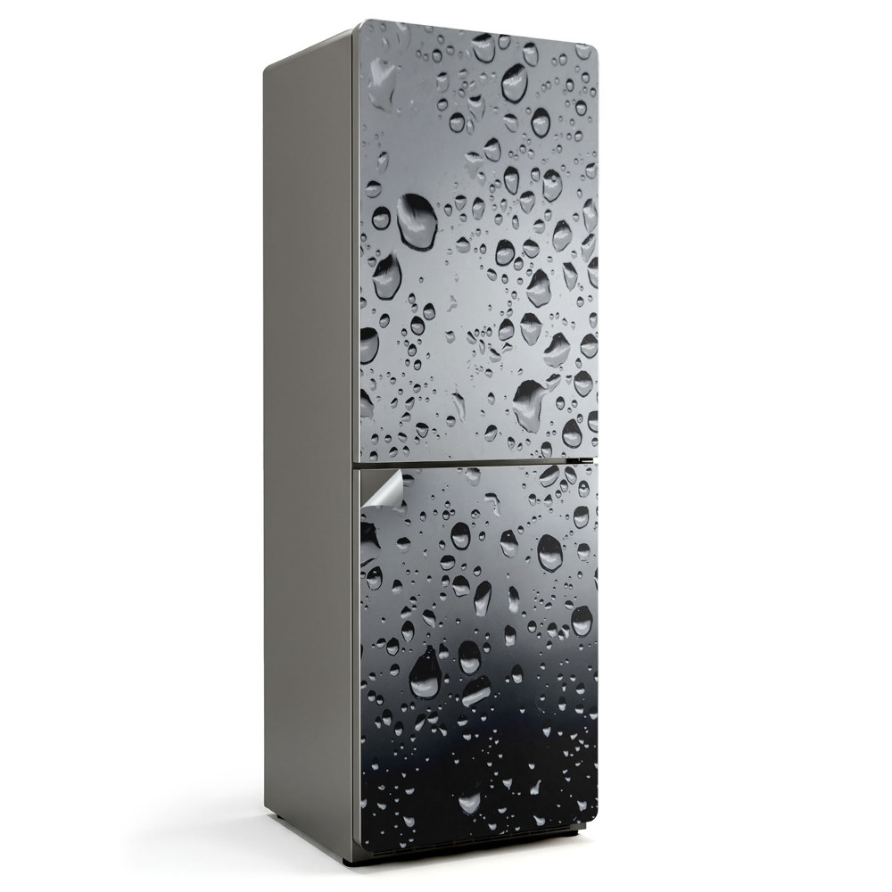 Fototapeta na chladničku Kvapky na skle