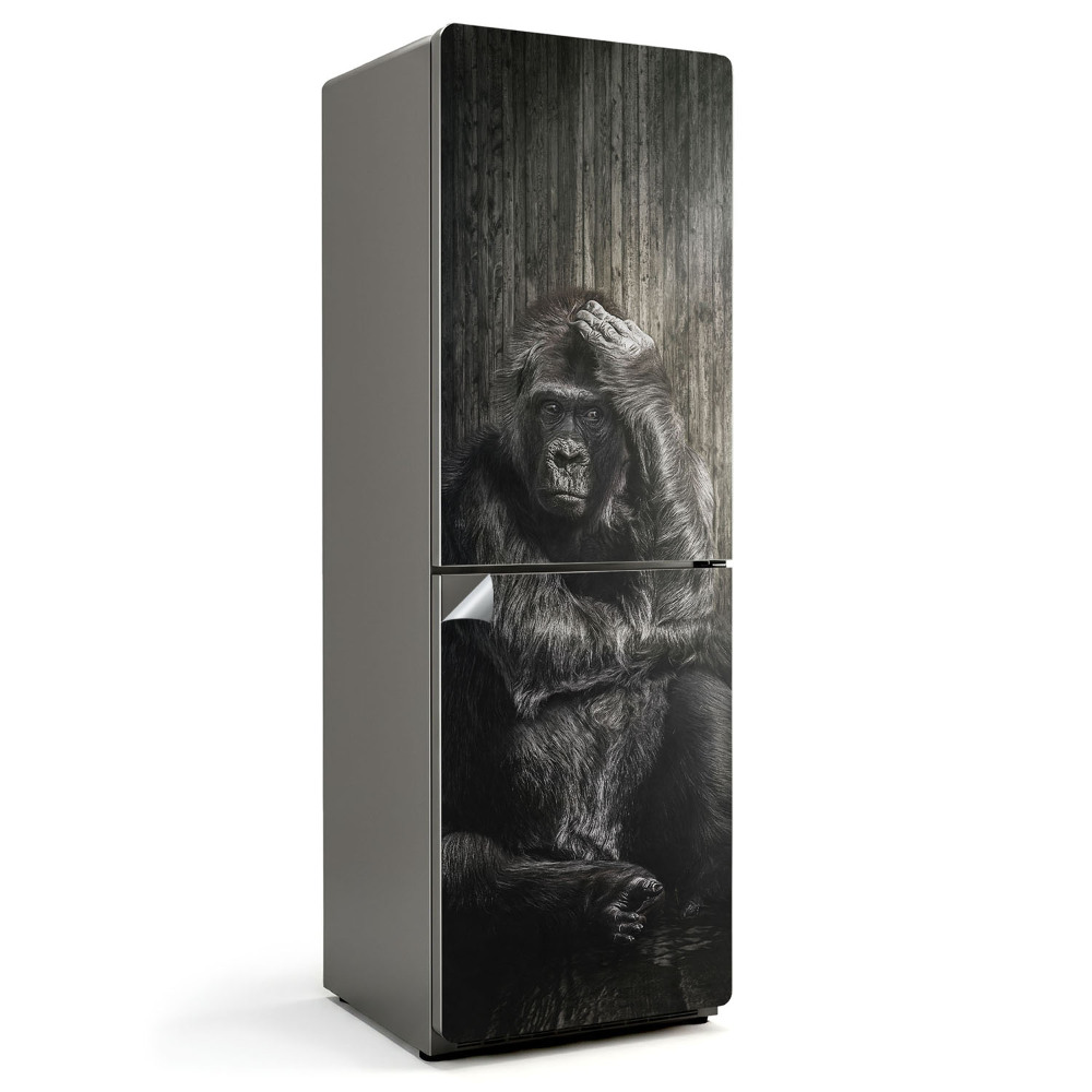 Samolepiaca nálepka na chladničku Gorila v myšlienkach