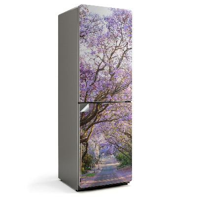 Nálepka na chladničku Alej kvitnúcich stromov