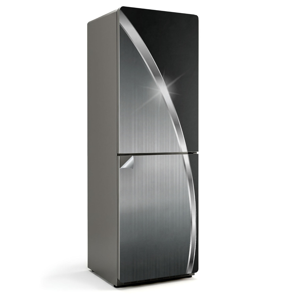 Samolepiaca nálepka na chladničku Abstraktný kovový vzor