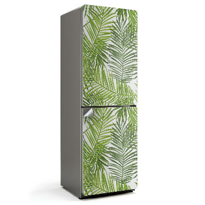 Fototapeta na chladničku Listy tropických rastlín