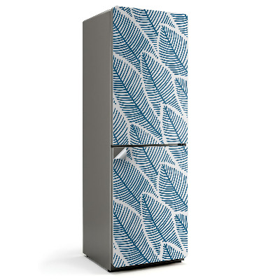 Fototapeta na chladničku Listový vzor v rade