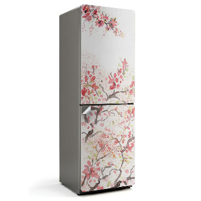 Nálepka na chladničku Kvetinové vetvy jari