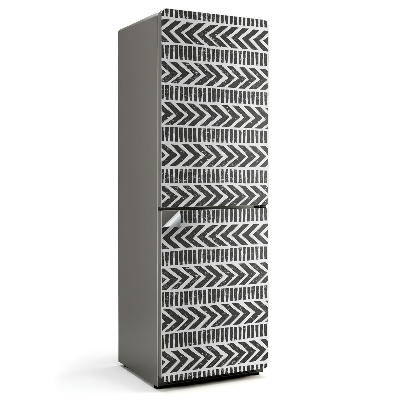 Nálepka na chladničku Vzor s cikcakmi a čiarami