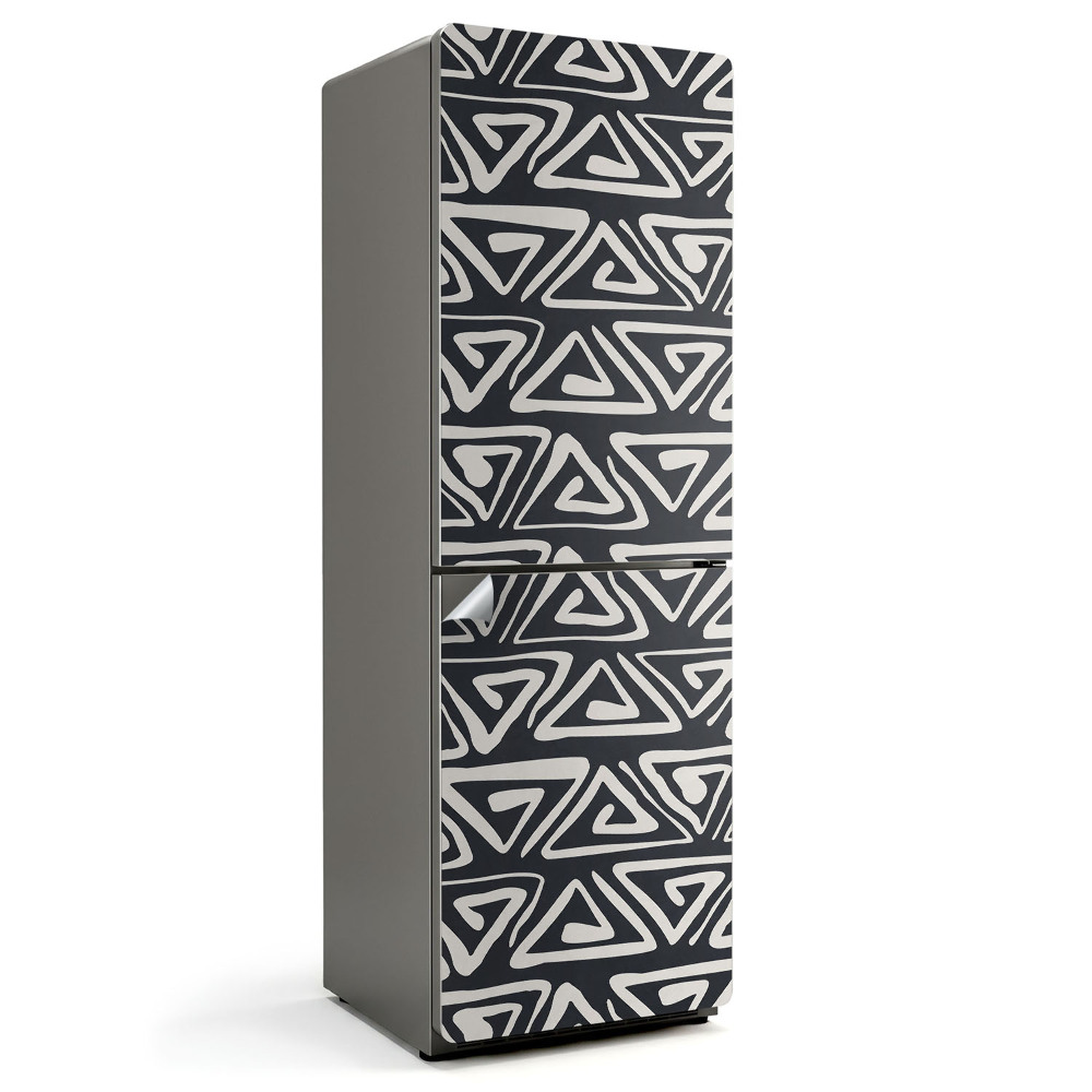 Nálepka na chladničku Abstraktný trojuholníkový vzor
