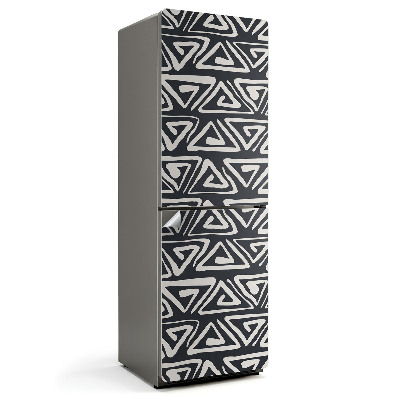 Nálepka na chladničku Abstraktný trojuholníkový vzor