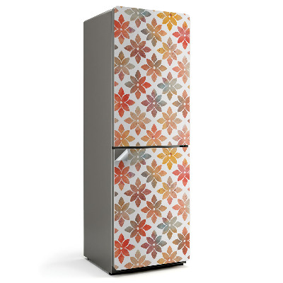 Fototapeta na chladničku Kvetinový vzor zo sieťoviny