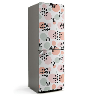 Fototapeta na chladničku Abstraktné tvary a škvrny