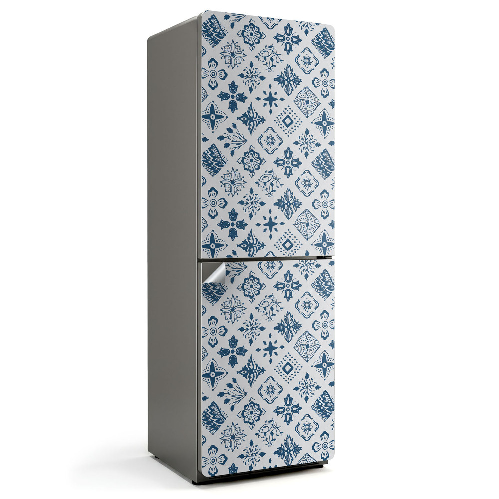 Nálepka na chladničku Vzor s kvetinovými motívmi