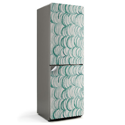 Samolepiaca nálepka na chladničku Vlny v harmonickom vzore