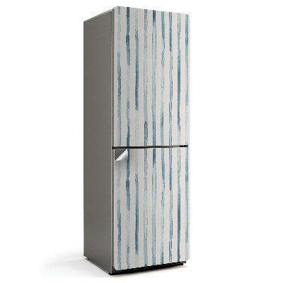 Fototapeta na chladničku Vertikálne pruhy v akvarelu