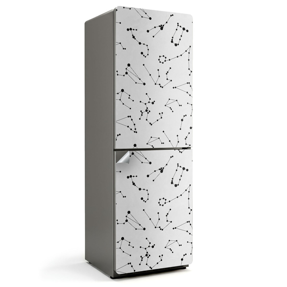 Nálepka na chladničku Vzor súhvezdia na webe