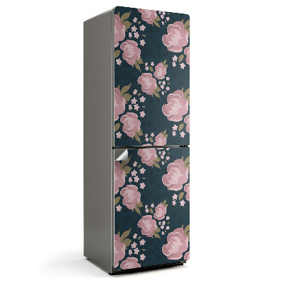 Samolepiaca nálepka na chladničku Jednoduchý kvetinový vzor