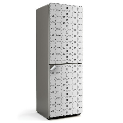 Fototapeta na chladničku Vzor vlnitých čiar