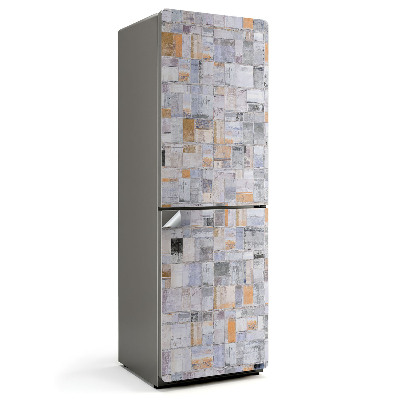 Samolepiaca nálepka na chladničku Mozaika z obdĺžnikov