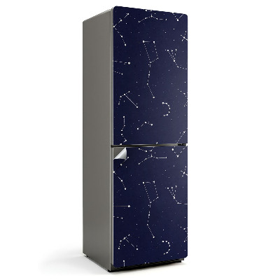 Nálepka na chladničku Vzory súhvezdí hviezd