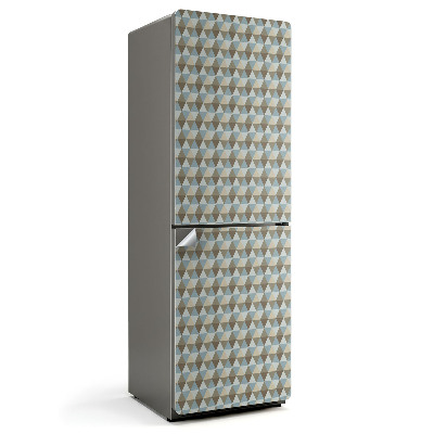 Samolepiaca nálepka na chladničku Diamantový vzor v mriežke