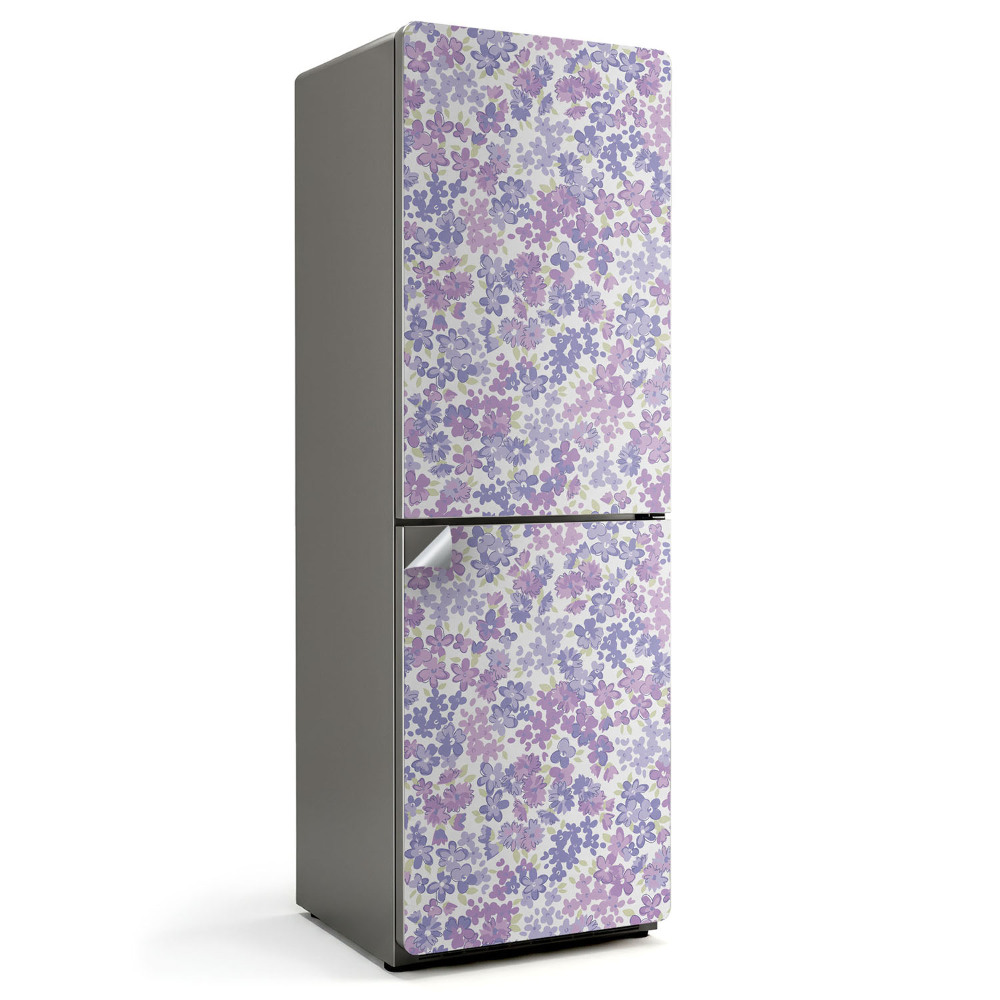 Samolepiaca nálepka na chladničku Kvetinový vzor v pastelových farbách