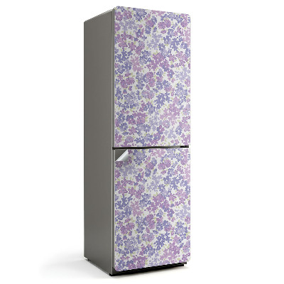 Samolepiaca nálepka na chladničku Kvetinový vzor v pastelových farbách