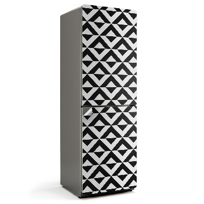 Samolepiaca nálepka na chladničku Vzor kosoštvorcov v radoch