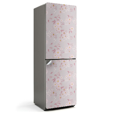 Samolepiaca nálepka na chladničku Malý kvetinový vzor