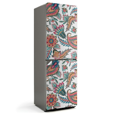 Nálepka na chladničku Kvetinový vzor s paisley