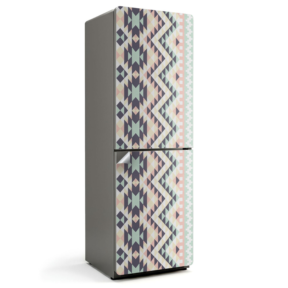 Fototapeta na chladničku Geometrický vzor s trojuholníkmi