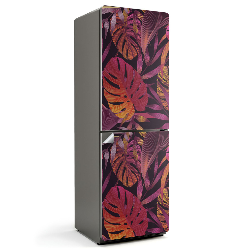 Nálepka na chladničku Vzor tropického listu