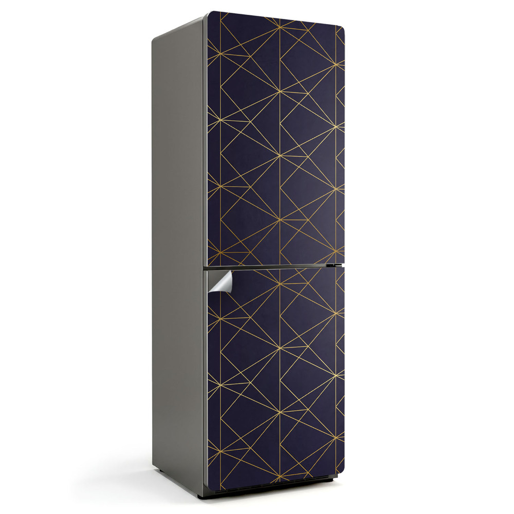 Nálepka na chladničku Vzor geometrickej čiary